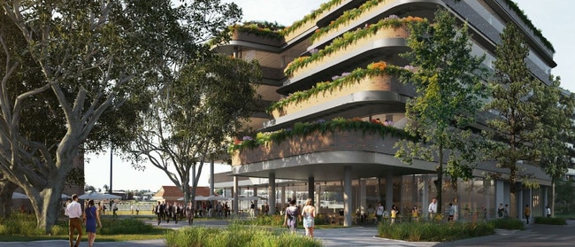 Artist's impression of the new St Leger commercial building at Eagle Farm.