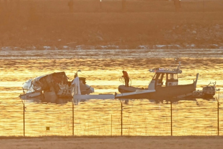 Passenger plane collides with helicopter near Washington airport