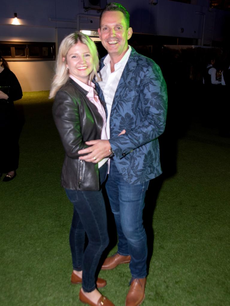 Rochelle Peyrac-Coughlan and Martin Coughlan at the World Poker Tournament Australia VIP Player’s Party. Picture: Andrew Meadowcroft.