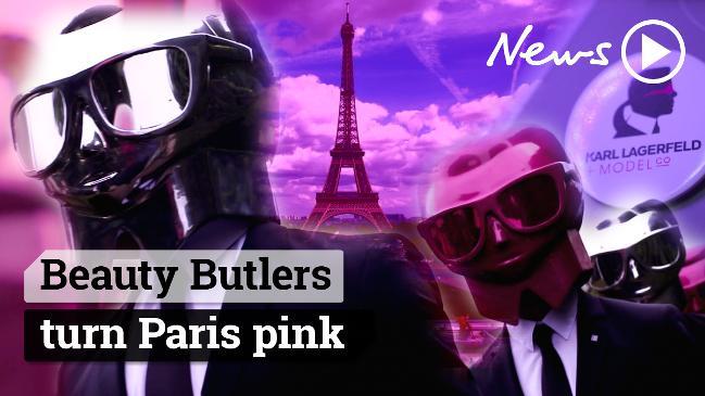 Beauty Butlers turn Paris pink