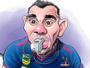 Cameron Smith is an absolute master in the NRL. Artwork: Boo Bailey