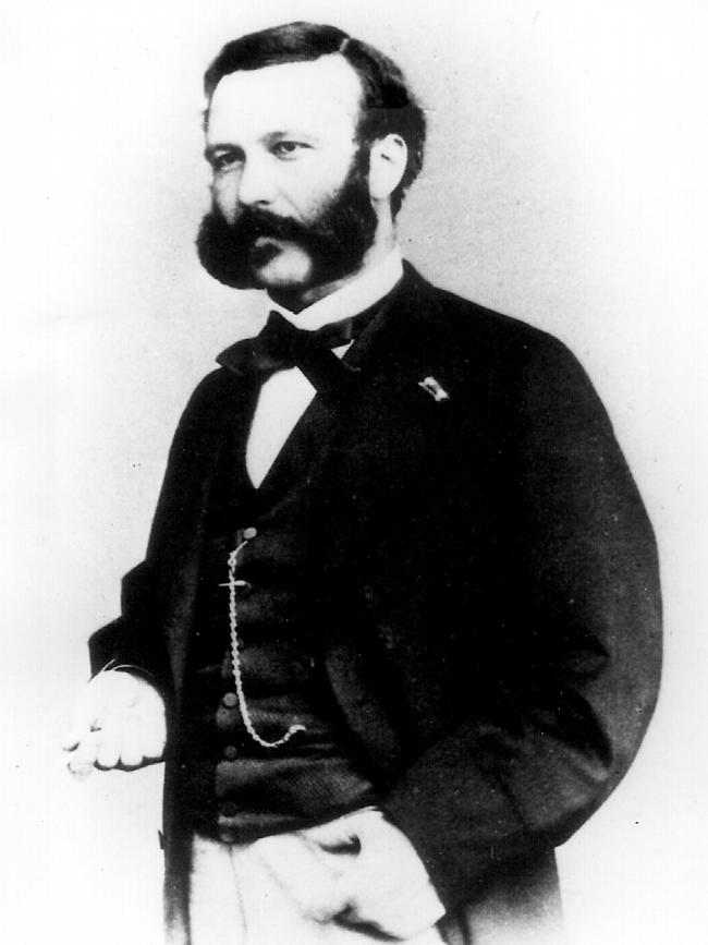 Henry Dunant, the Swiss banker and founder of Red Cross.