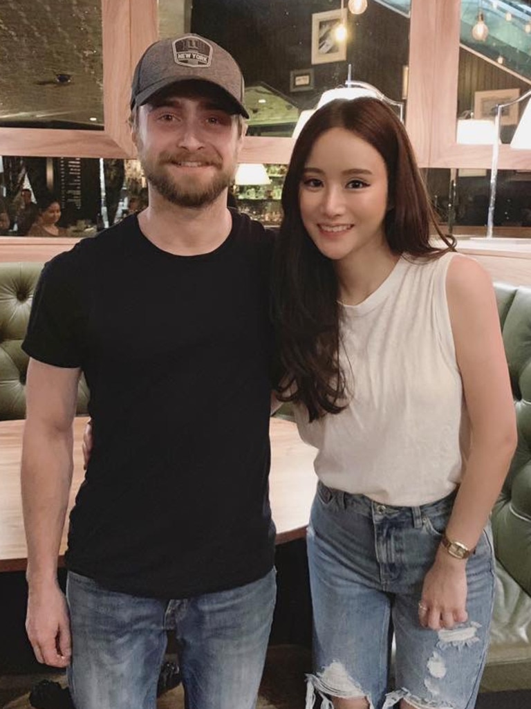 Daniel Radcliffe dining at Madame Hanoi at Adelaide Casino. Picture: Supplied 