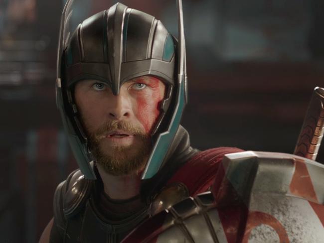 Thor (Chris Hemsworth) has a new look in the third film.