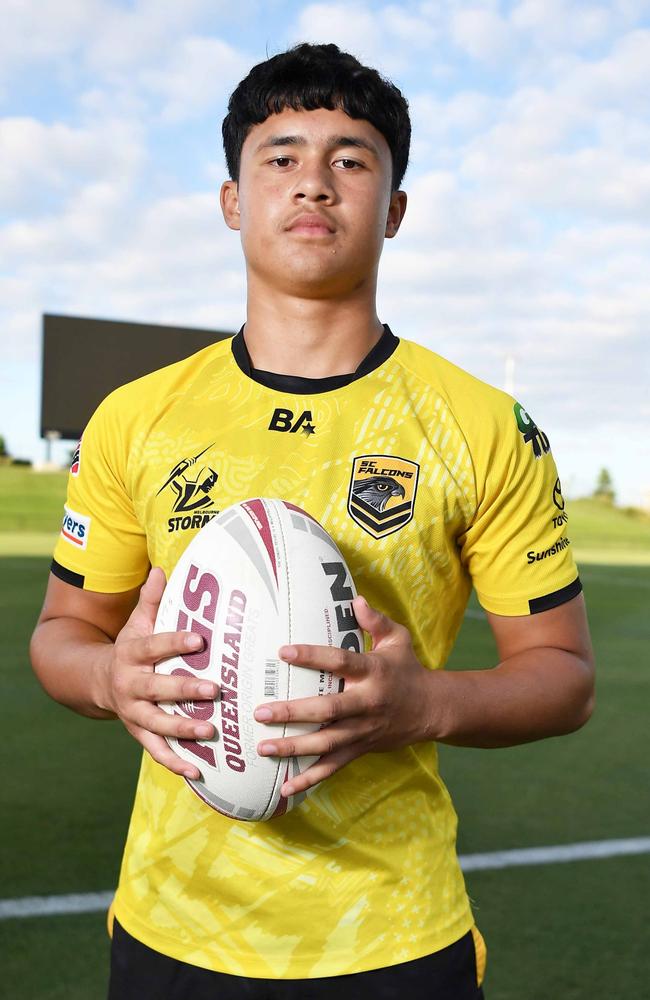 Sunshine Coast Falcons Cyril Connell Cup player Kaio Moses. Picture: Patrick Woods.