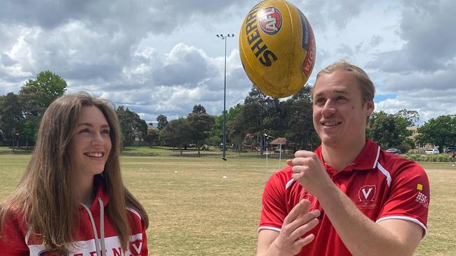 Blake and Carlie Cochrane both won best and fairests at East Brighton this year.