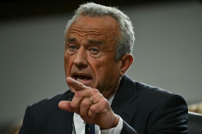 Robert F. Kennedy Jr. during a Senate hearing on his nomination to be Health and Human Services Secretary