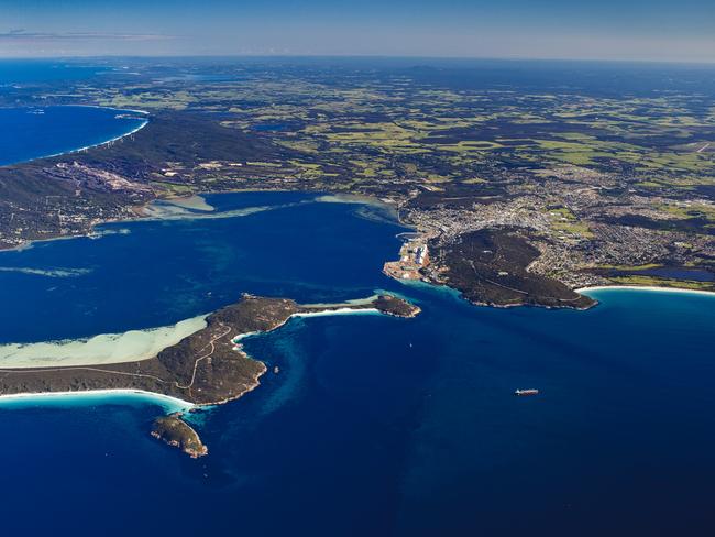 Albany from the air.