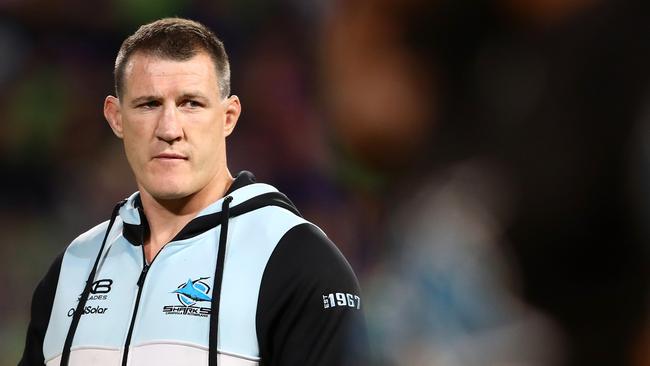 Gallen was wiped out during Cronulla’s preparations. (Mark Kolbe/Getty Images)