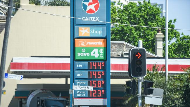 CommSec chief economist Craig James said based on regional and wholesale prices, the cost of petrol should not have risen this much in east coast capitals. Picture: NCA NewsWire/Flavio Brancaleone