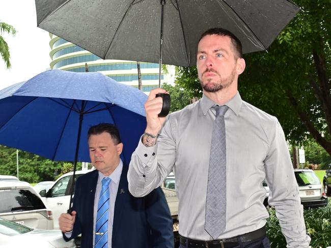 Zach Rolfe arrives at court on Monday. Picture: Julianne Osborne