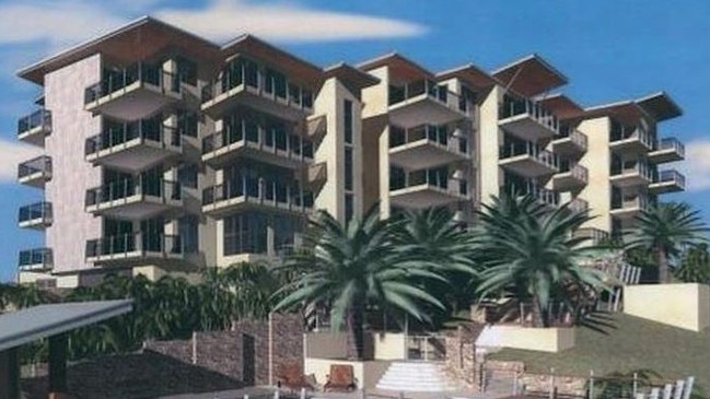 The approved development of 12 apartments at 3 Mararna St at Trinity Beach – the land is on the market for $2.5m. Picture: Supplied