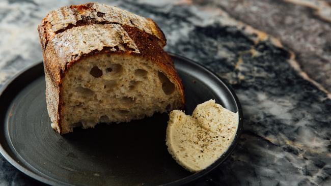 The best thing since sliced bread: Etta’s sourdough with cacio e pepe butter Picture: Annika Kafcaloudis