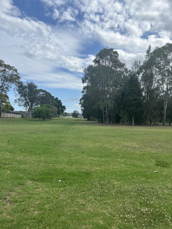 The reserve is a popular spot for kids riding motorbikes, despite council restrictions.