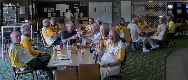 Sunnybank Bowls Club members. Photo: Chris Seen Photography