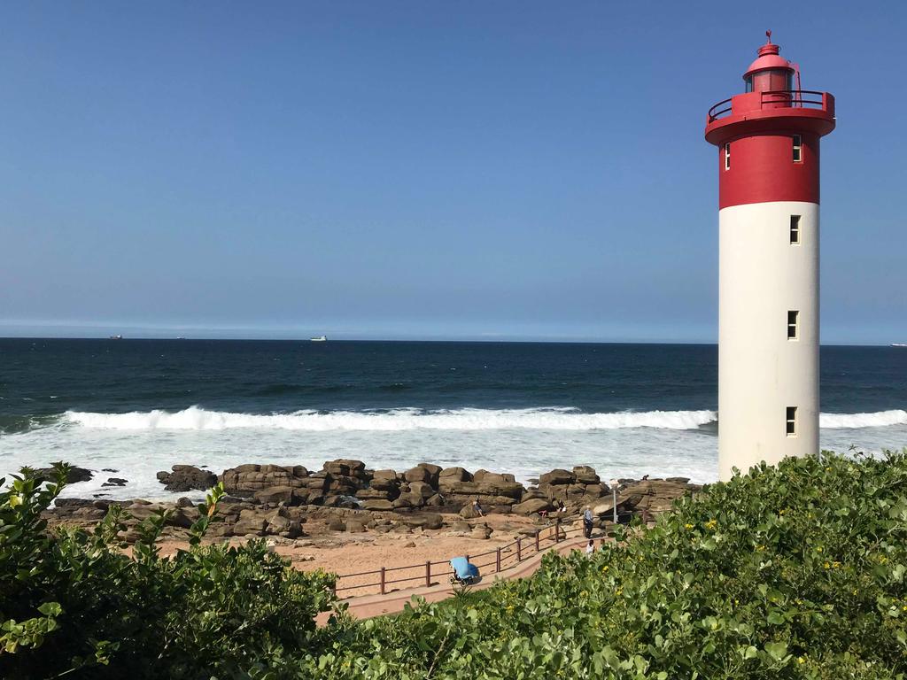 The famous lighthouse at Umhlanga Main Beach.