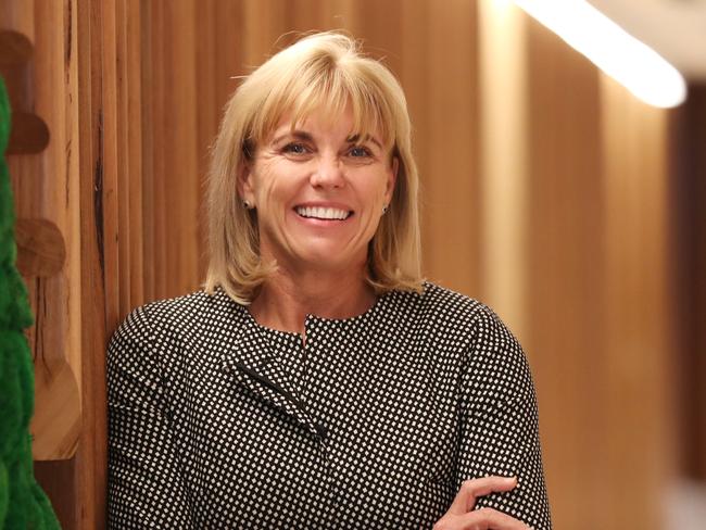 Deloitte CEO Cindy Hook at their new Brisbane office.  Pic Peter Wallis