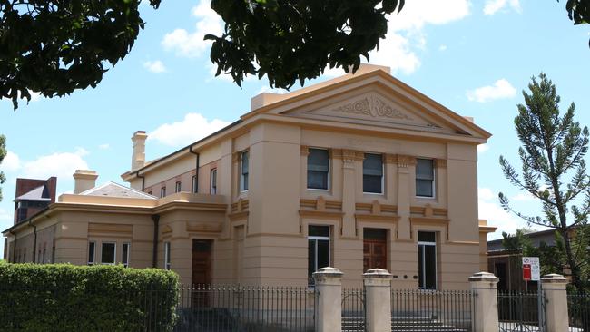 Tristan David Burbridge appeared at Campbelltown Local Court via AVL accused of accessing and sharing child abuse material. Picture: Robert Pozo