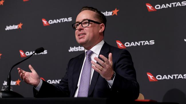 Qantas CEO Alan Joyce. Picture: NCA NewsWire / Dylan Coker