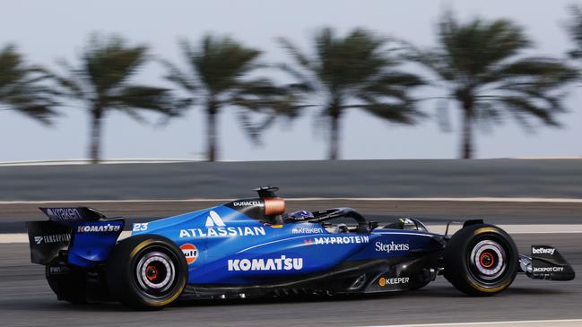 Williams Formula One driver Alexander Albon during testing at the Bahrain International Circuit earlier this year. Picture: Clive Rose/Getty Images