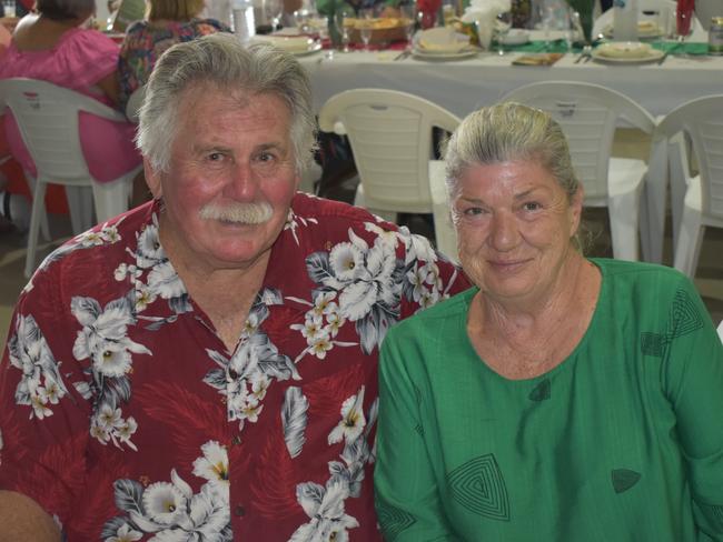 Jim and Catherine from Stanthorpe didn't have to drive far to enjoy the Italian long lunch, February 25, 2024.