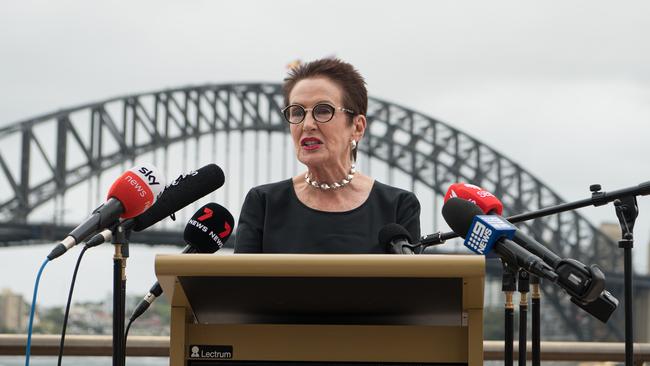 Lord Mayor of Sydney, Clover Moore, is fighting for a historic sixth term. Picture: NCA NewsWire / Flavio Brancaleone