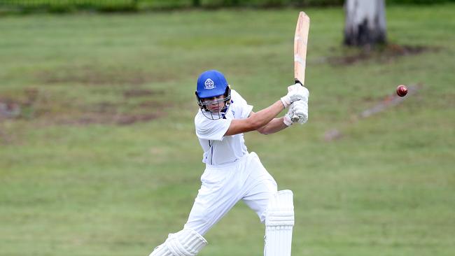 Kobe Rae batting for St Edmund’s College in 2021. Picture by Richard Gosling