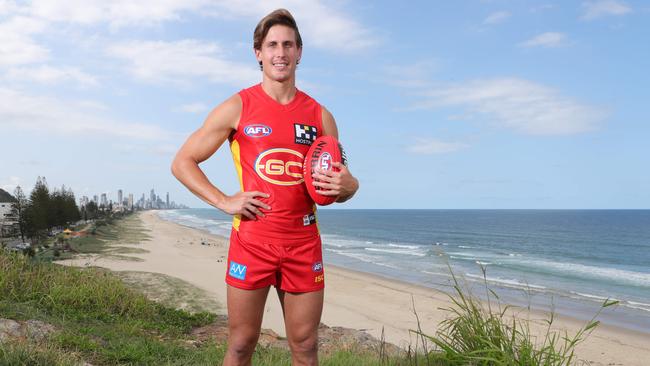 Gold Coast Suns announce their team captains. AFL co captain David Swallow. Picture Glenn Hampson