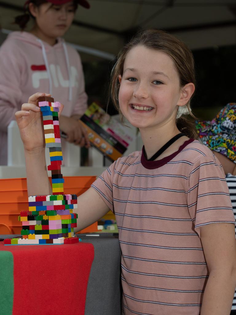 Anise Olah 9 at the Cork and Fork festival on the waterfront at Putney on Sunday May 19 2019. (AAP IMAGE / MONIQUE HARMER)