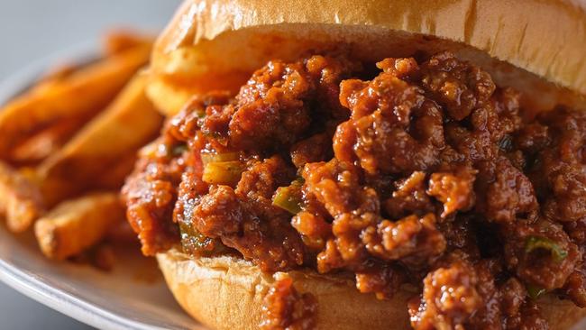 American food: The beef mince, vegetables and tomato sauce is actually pretty tasty.