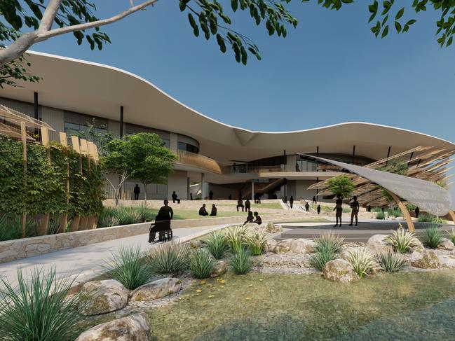 Cultural symbols will be an important feature throughout the Larrakia Cultural Centre. Picture: Supplied