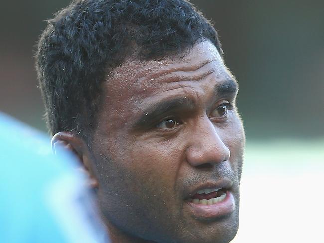 SYDNEY, AUSTRALIA - FEBRUARY 15: Wycliff Palu of the Waratahs looks dejected after defeat during the round one Super Rugby match between the Waratahs and the Force at Allianz Stadium on February 15, 2015 in Sydney, Australia. (Photo by Mark Kolbe/Getty Images)