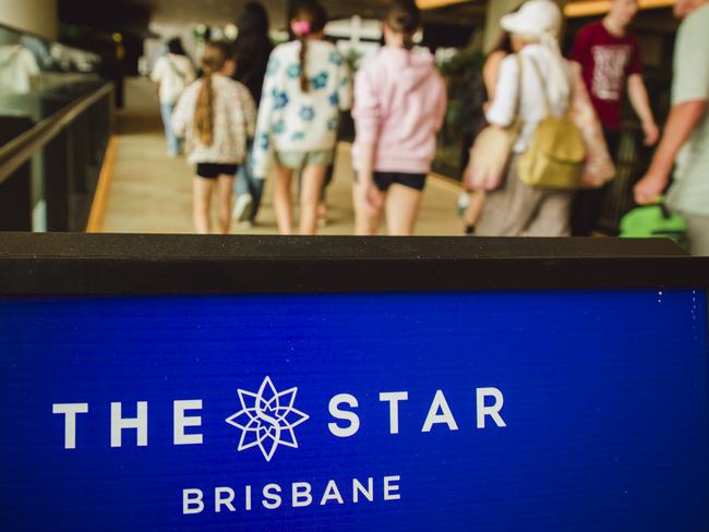 BRISBANE, AUSTRALIA - NewsWire Photos - SEPTEMBER 26, 2024: Generic photos of Star Casino Branding in its Brisbane Casino and Queens Wharf precinct.Picture: NewsWire / Glenn Campbell