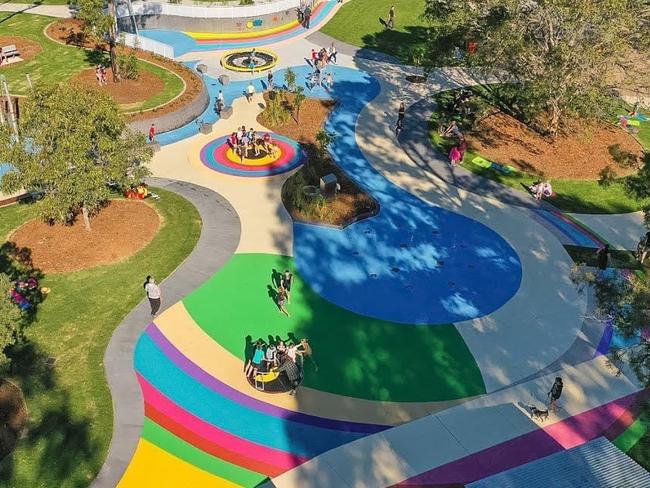 The SplashSide Water Play and All-Abilities Playground was a joint initiative of the Fraser Coast Regional Council and the Queensland Government.