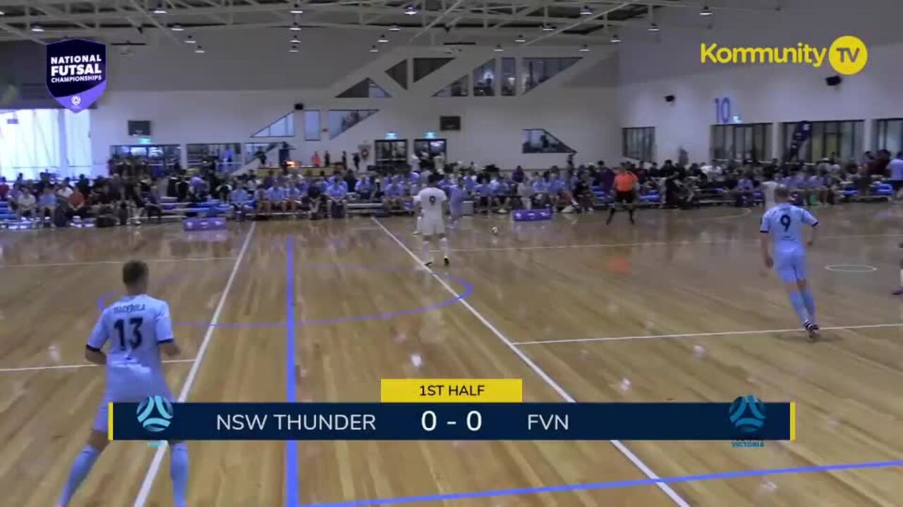 Replay: Football NSW Thunder v Football Victoria Navy (Open Men) – 2025 National Futsal Championships Day 1