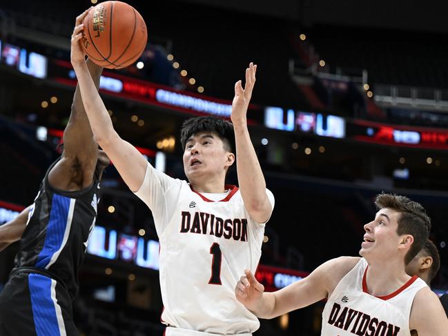 Hyunjung Lee in action for the Davidson Wildcats. Picture: Greg Fiume/Getty Images