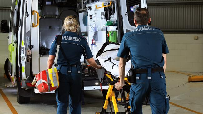 General, generic file photo of Queensland Ambulance Service advanced care paramedics responding to a medical emergency in Cairns. Picture: Brendan Radke