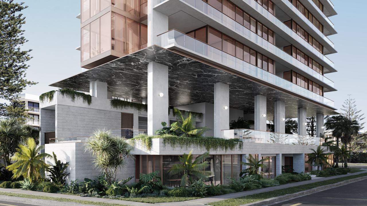 Artist impression of Sea Glass at Broadbeach. Picture: File