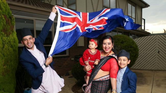 In 2018/19 more Nepalese migrants arrived in Australia than British, according to new statistics. Picture: Ian Currie