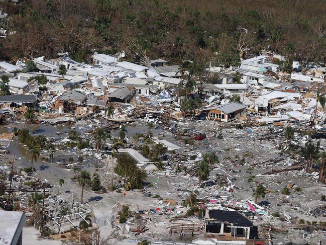 Fort Myers Beach was ‘ground zero’ of Hurricane Ian. Picture Getty Images