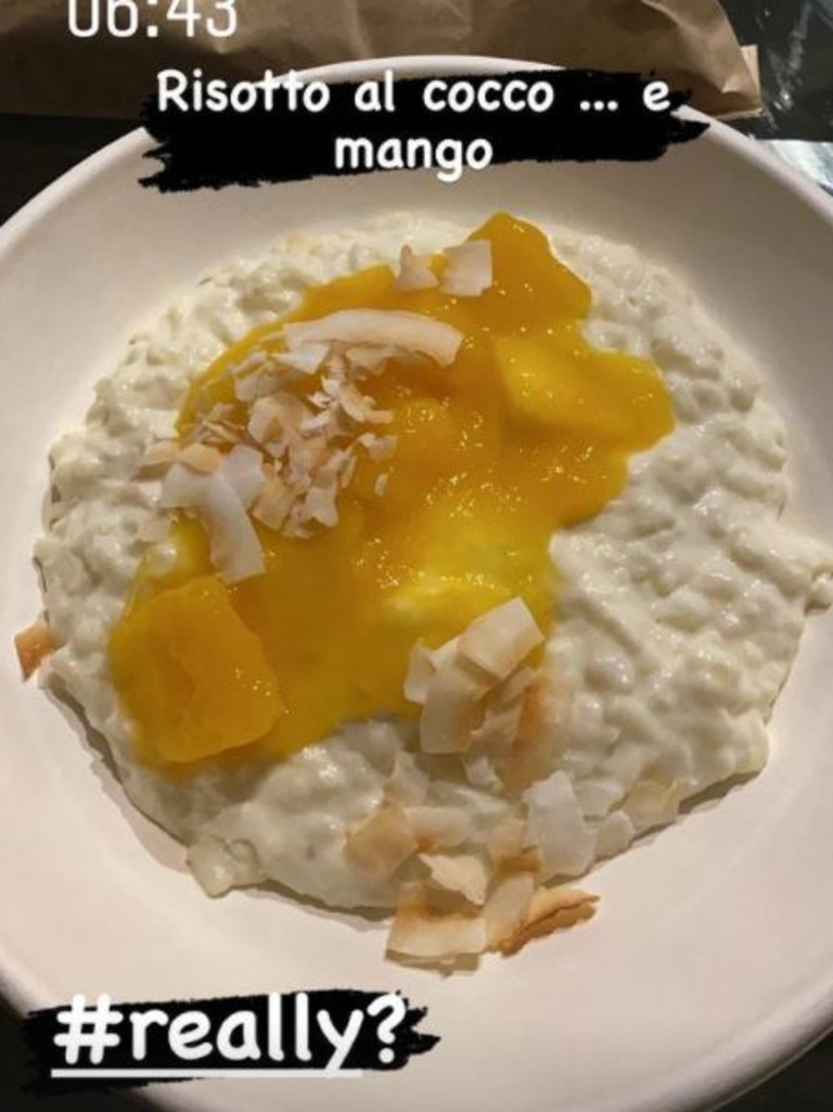 Marco Cecchinato wasn’t sure if he was really eating rice with coconut and mango for breakfast.