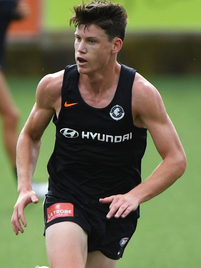 Sam Walsh is the No.1 draft pick at Carlton.