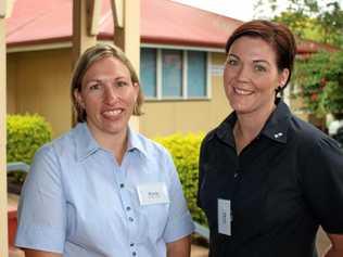 GRADUATES: Karla Schwerin (left) and Skye Burke have started their careers as registered nurses with the Darling Downs Hospital and Health Service. Picture: Contributed