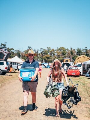 Party in the Paddock, Saturday 11 Feb 2023. Picture Claudia Ciapocha