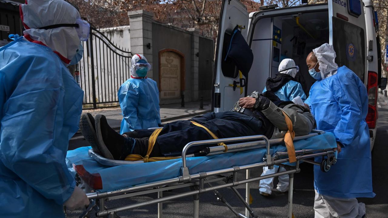 Doctors on the frontline of China's new coronavirus epidemic are facing a daunting task: treat an ever-growing number of infected patients and risk getting infected themselves. Picture: Hector Retamal/AFP