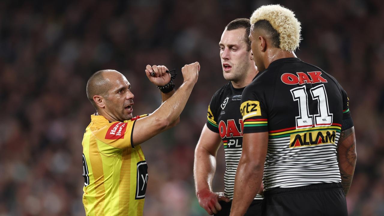 Viliame Kikau was put on report for a shoulder charge. Picture: Matt King/Getty Images