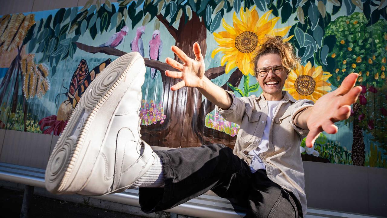 He is known for his infectious smile and his TikTok videos – meet Mr Luke. Picture: Tom Huntley