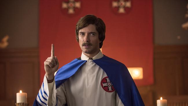 Topher Grace as David Duke in a scene from film BlacKkKlansman