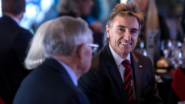 Essendonians president Dr Peter Hughes at Etihad Stadium earlier this year. Picture: Mark Dadswell