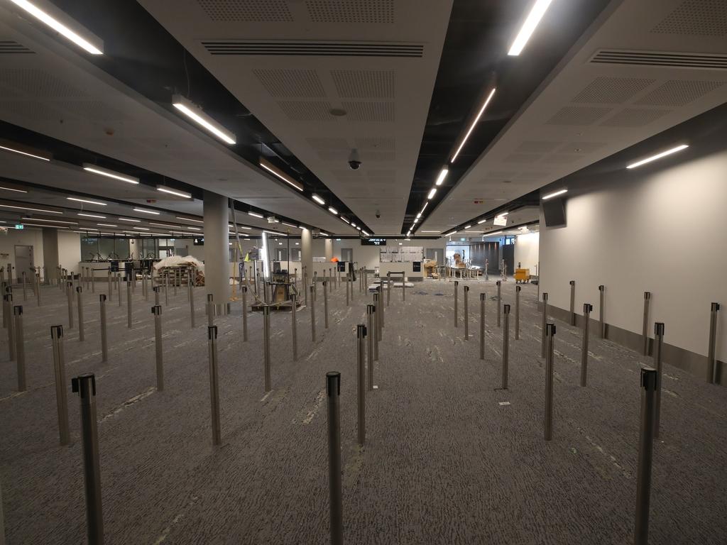 Inside Gold Coast Airport's new $500m terminal expansion. Picture Glenn Hampson.